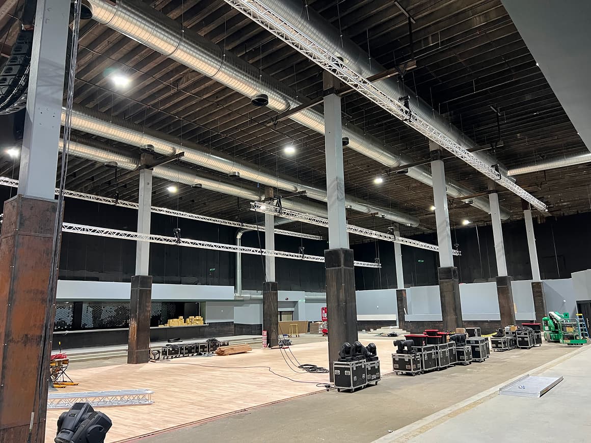 1959 – The original building was constructed by Delmo Johnson of Johnson Grain Company as a grain storage facility.}